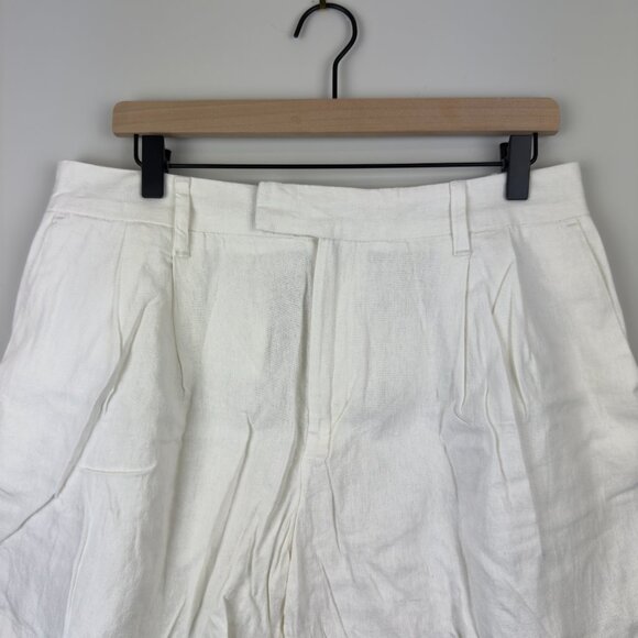 NWT Target Women's Linen Shorts, Size 12 - Picture 2 of 4